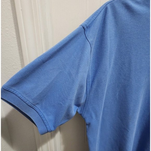 VTG Tommy Hilfiger Light Blue Short Sleeve Polo Shirt 100% Cotton Size Large - Picture 5 of 9